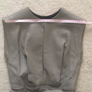 Robert Rodriguez stretch leather dress details